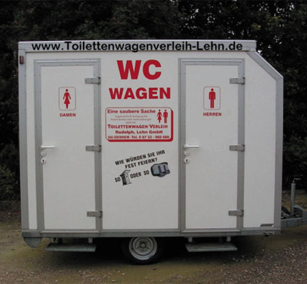 VIP-Toilettenwagen Airline klein